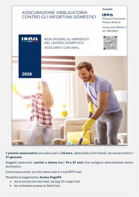 Assicurazione obbligatoria infortuni domestici foto 