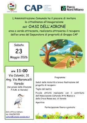 INAUGURAZIONE OASI DELL’AIRONE foto 