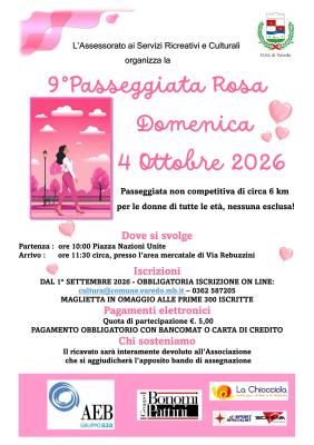 Passeggiata in rosa 2026 foto 