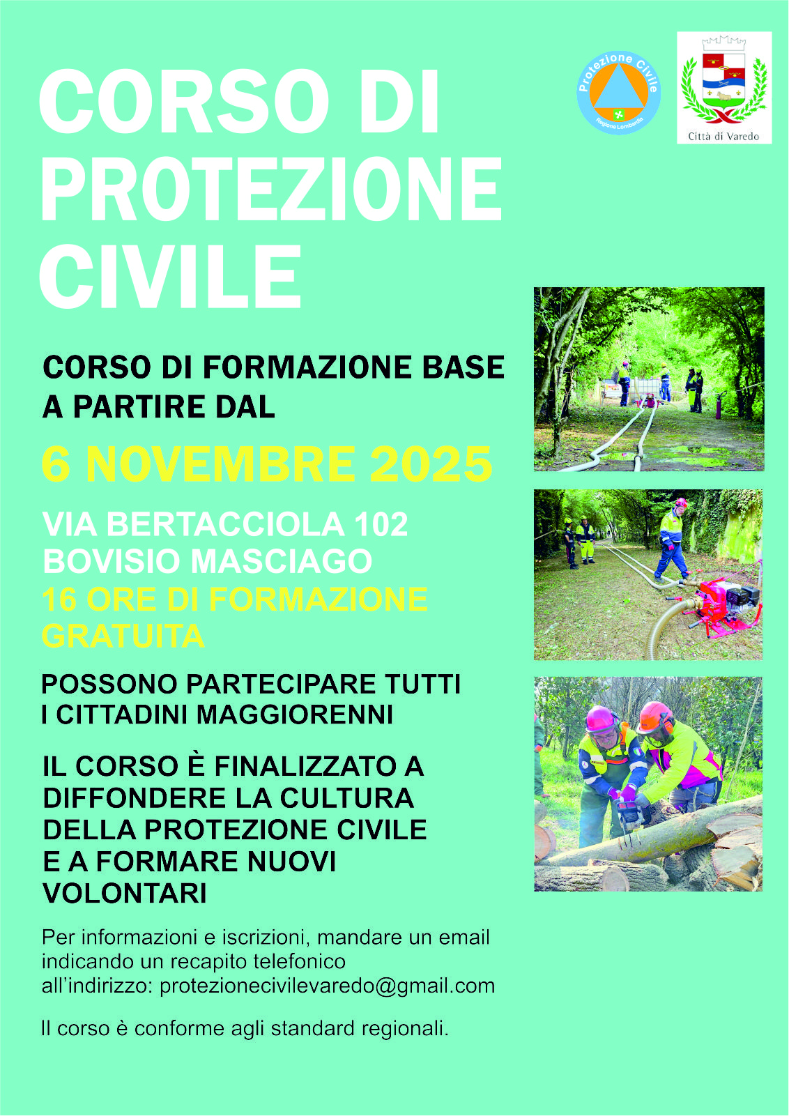 Corso base di Protezione Civile Corso base di Protezione Civile