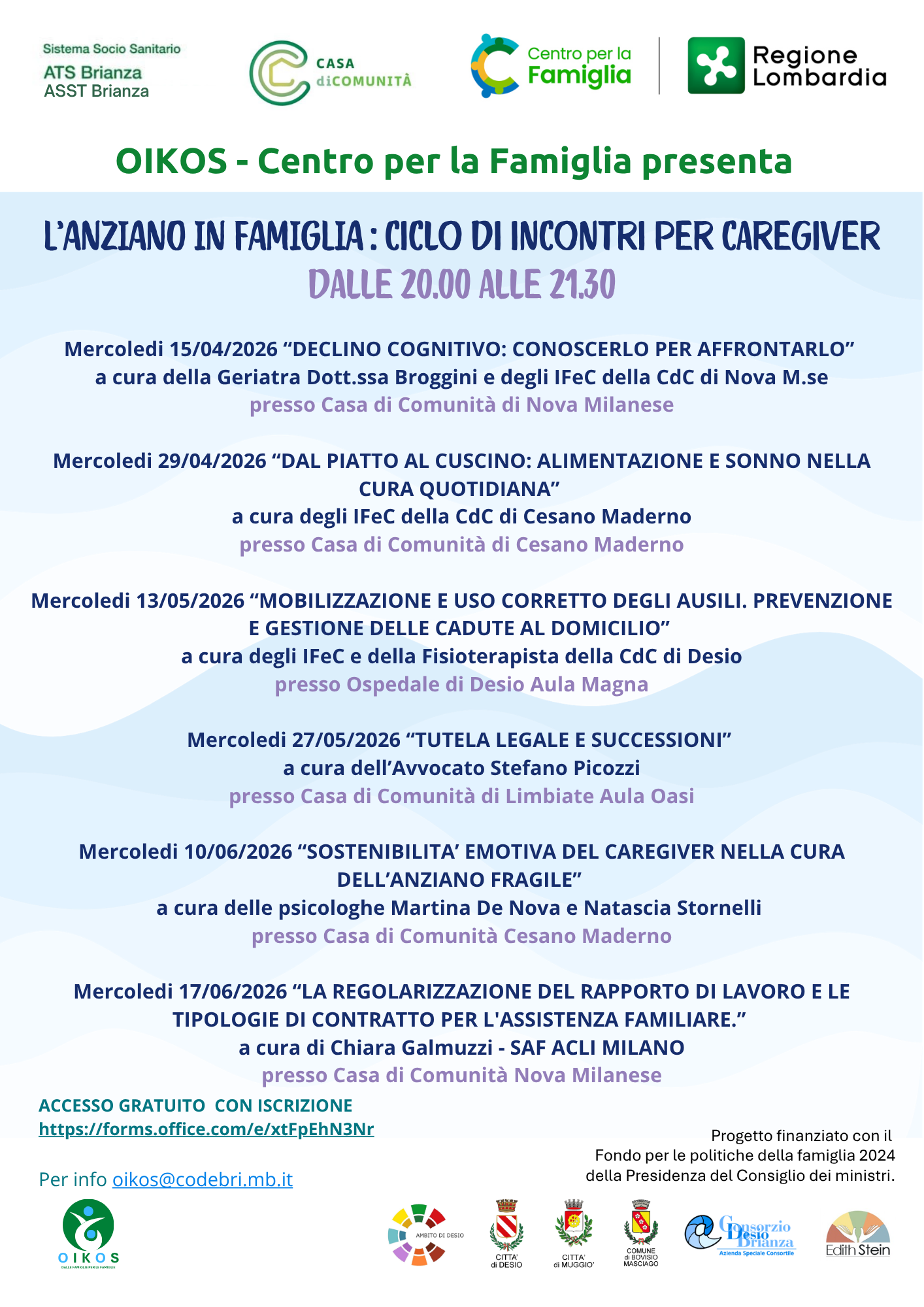 L’anziano in famiglia