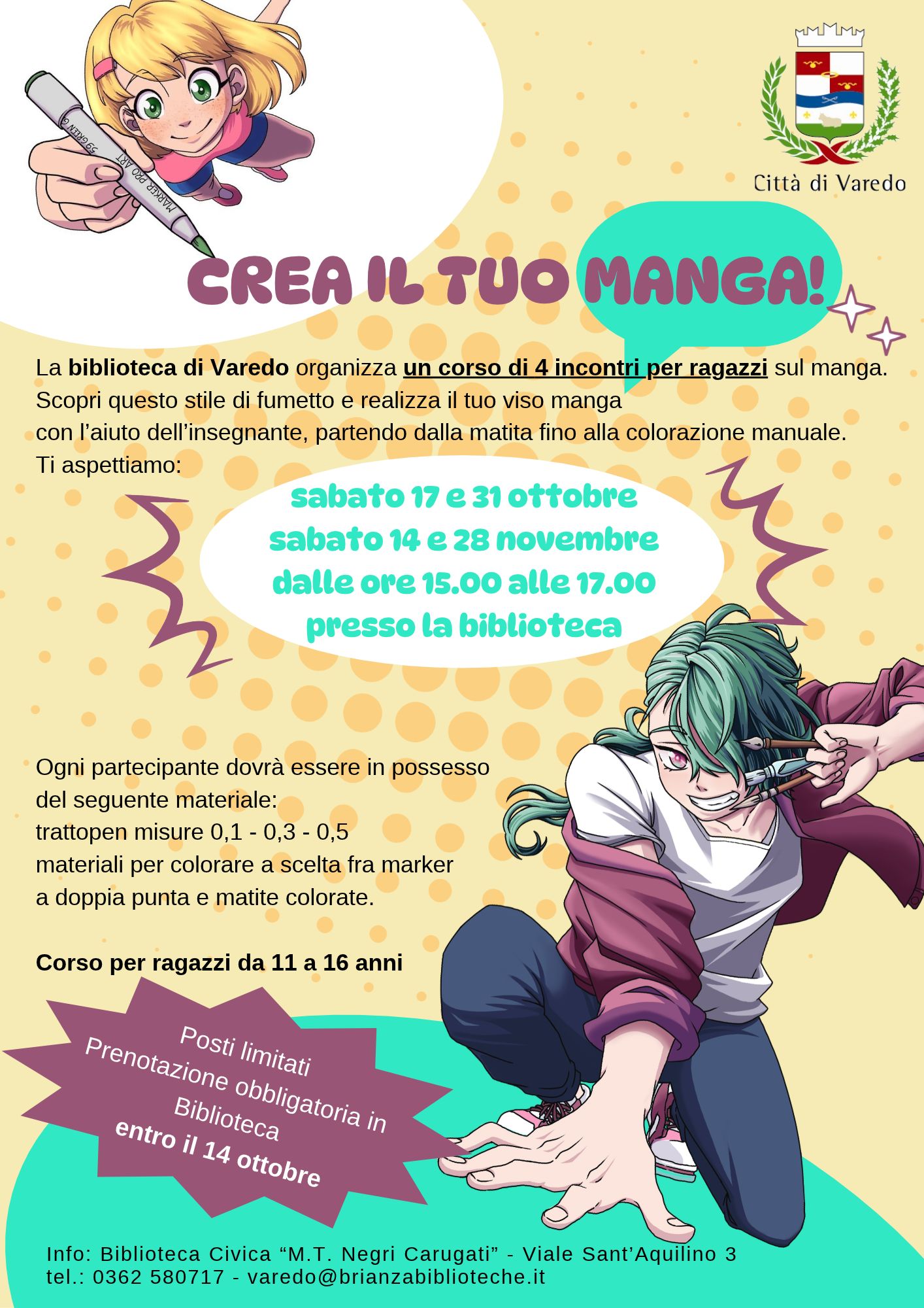 Crea il tuo manga