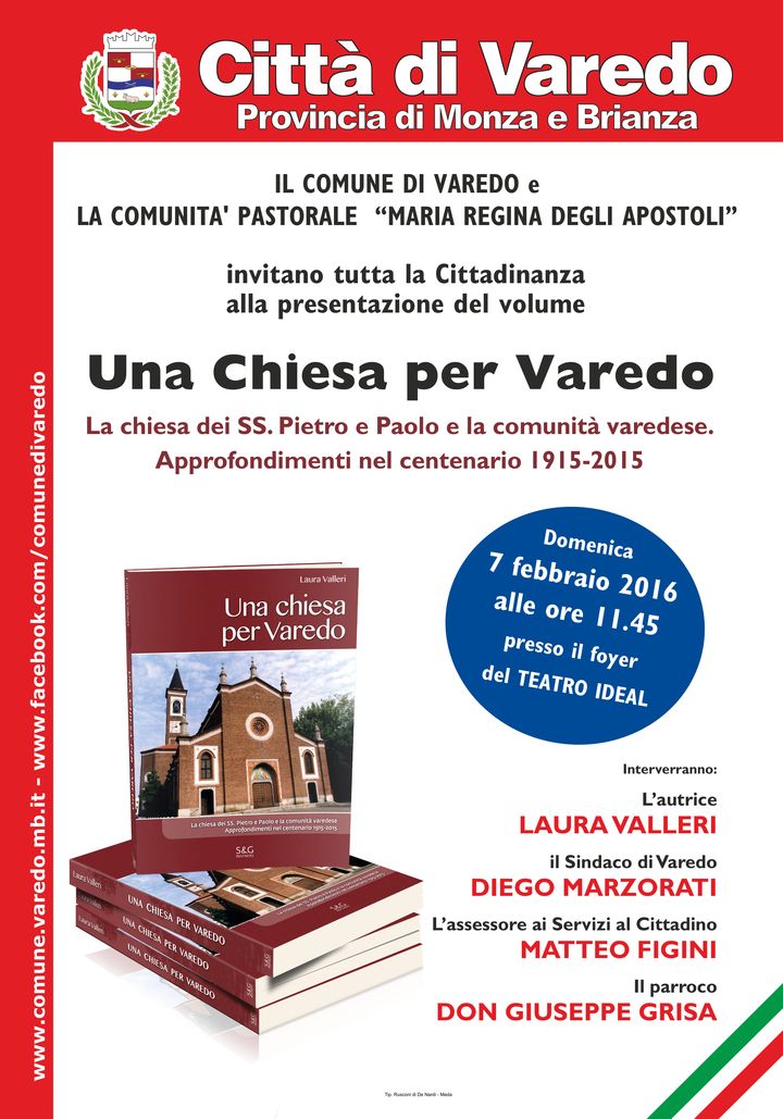 Presentazione del volume 'Una chiesa per Varedo'